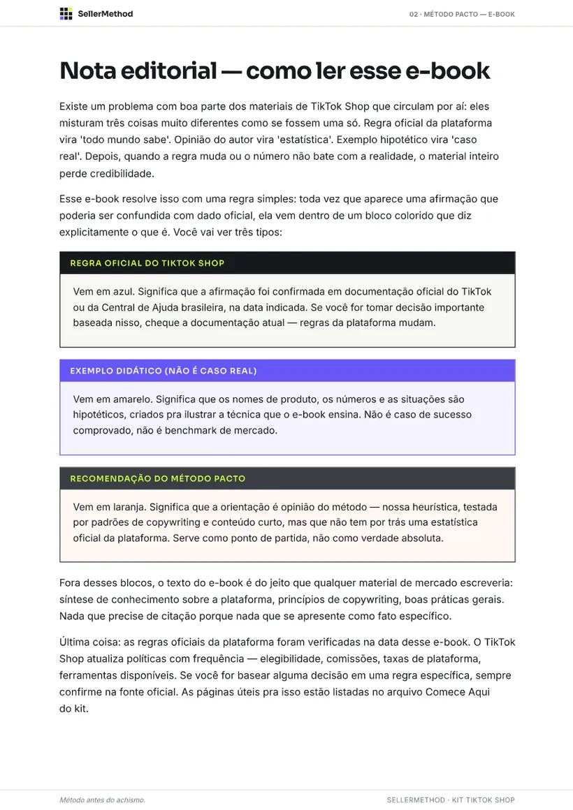 A nota editorial — Playbook · pág. 3